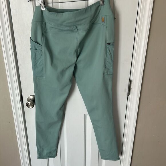 Carhartt Women's Force Fitted Lightweight Utility Legging in Blue Surf medium - Picture 6 of 6